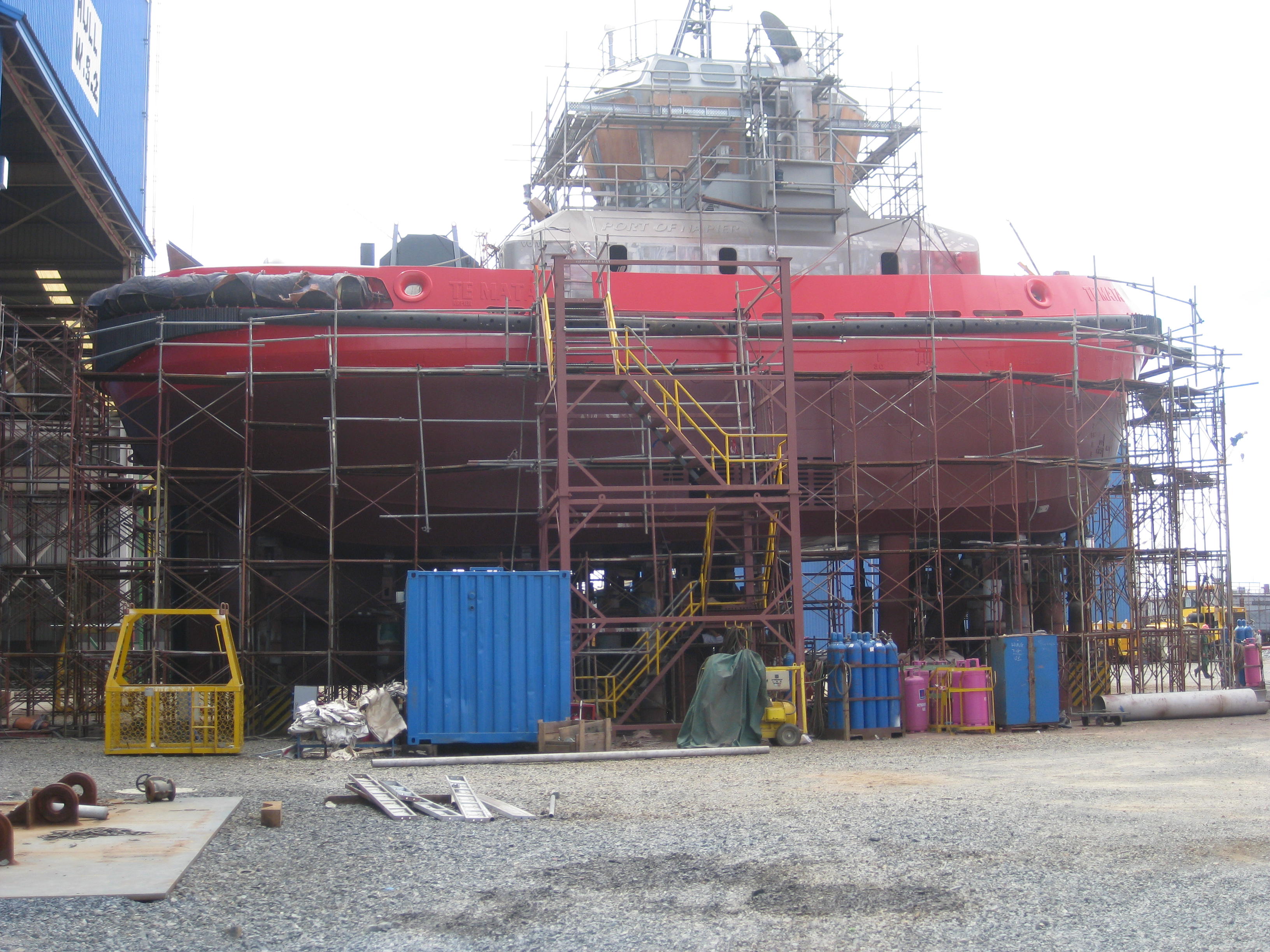 MVS Shipyard repair facility